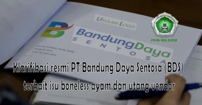 Logo PT BDS, Ilustrasi Boneless Ayam, Klarifikasi PT Bandung Daya Sentosa